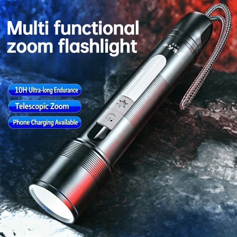 Outdoor Camping Light Portable - Многофункциональный светодиодный фонарь с регулируемым фокусом,