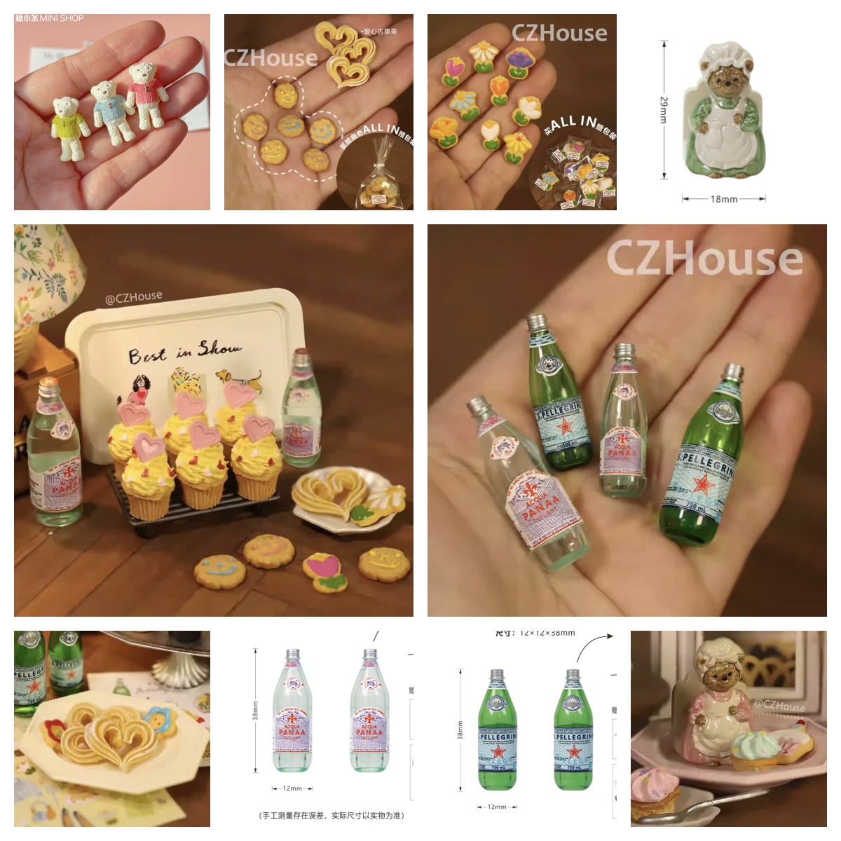 Bear Canister - Коллекция миниатюрных десертов в масштабе 1/6: