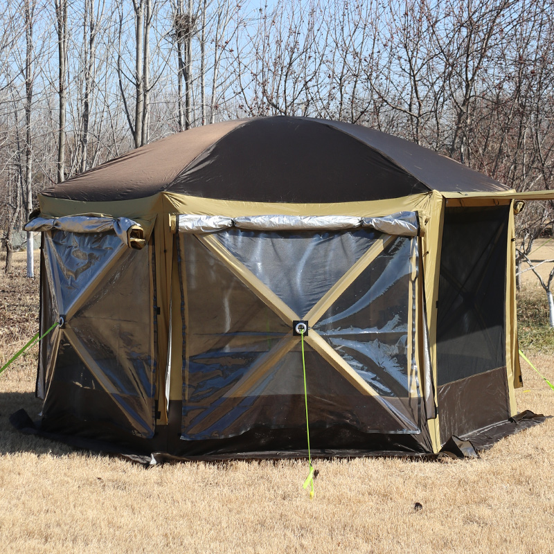 Outdoor Yurt Camping - Самостоятельные туристические туры на колесах, шестиугольные