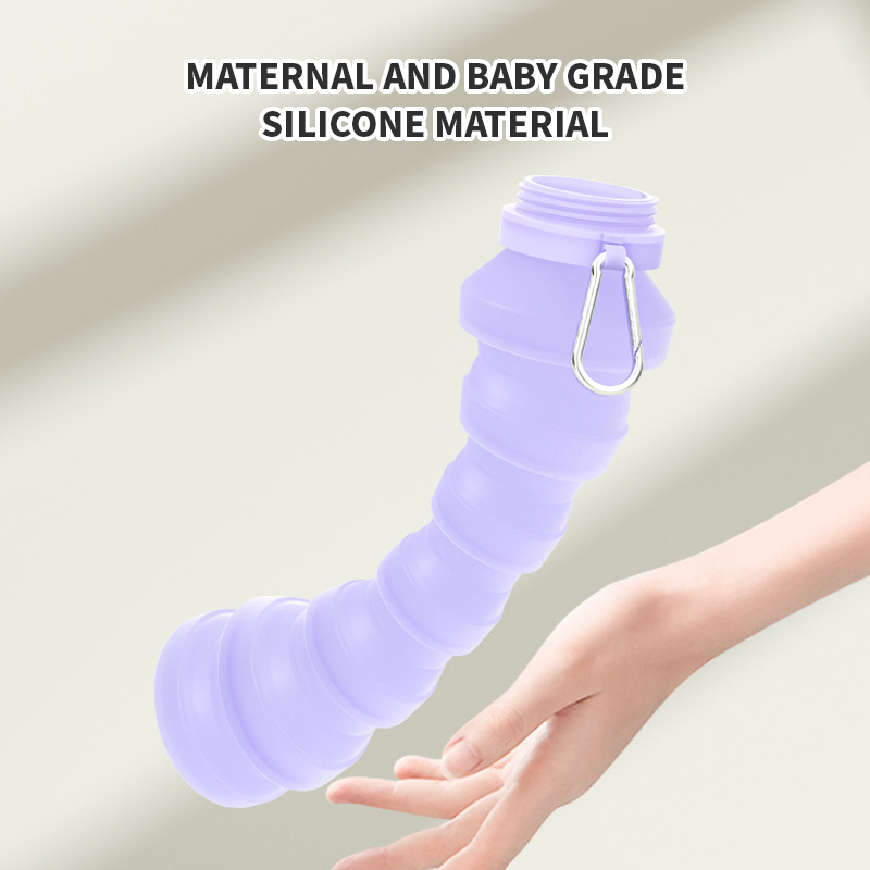 Collapsible Water Bottle - Складные силиконовые бутылки для воды, портативные,
