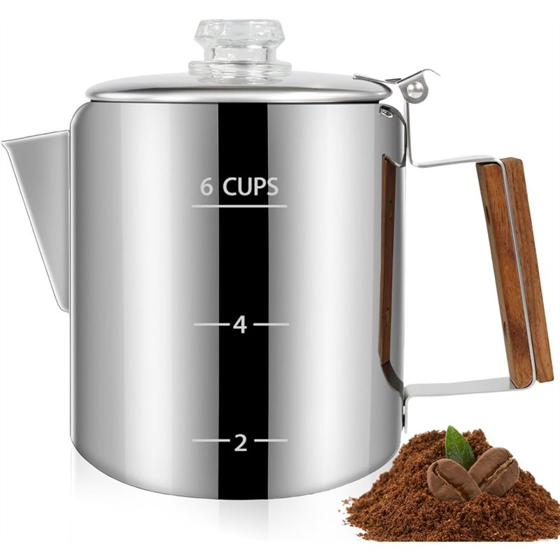 Camp Percolator Coffee - Кофеварка NOCM на 6 чашек, перколятор