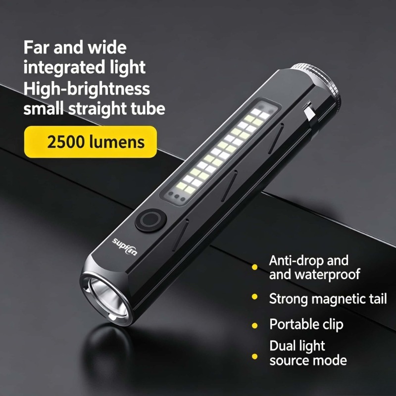 Outdoor Camping Light Portable - Светодиодный мощный фонарь с зарядкой Type-C,