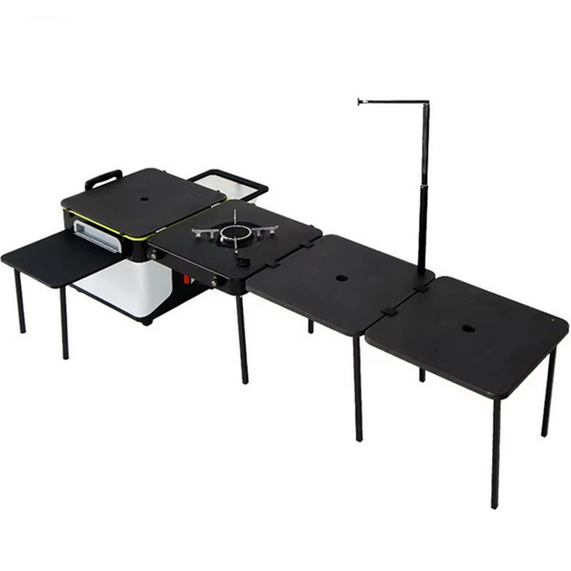 Outdoor Camping Table Foldable - Высококачественный портативный складной кухонный набор для