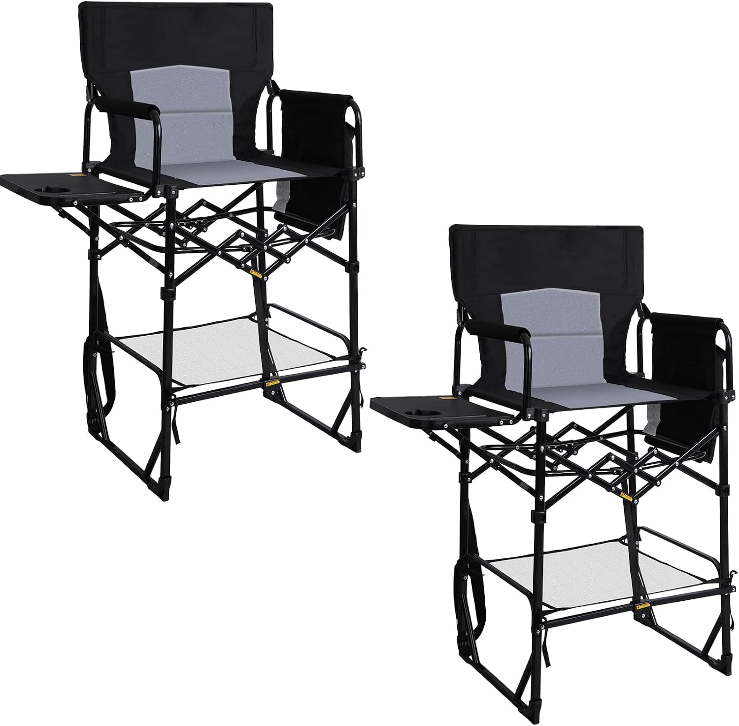 Outdoor Camping Table Foldable - Комплект из 2-х сверхвысоких складных кресел