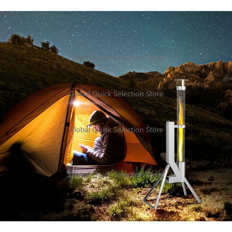 Уличная печь на пеллетах из не – обзор и цена Outdoor Camping Heater