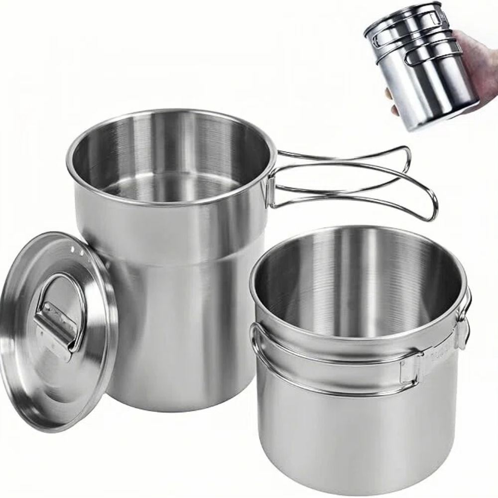 Складные походные кружки и чаш – обзор и цена Outdoor Camping Kitchen Set