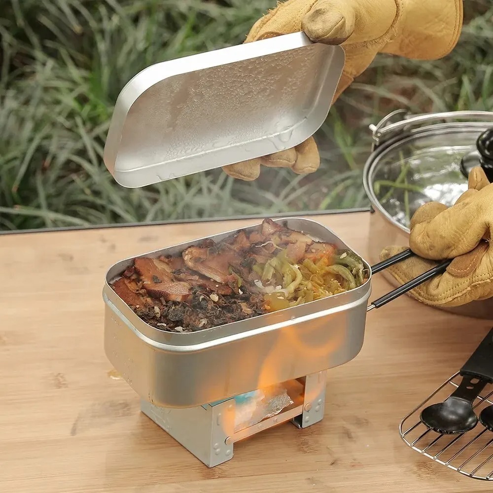 Ультралегкая посуда для кемпин – обзор и цена Outdoor Camping Kitchen Set