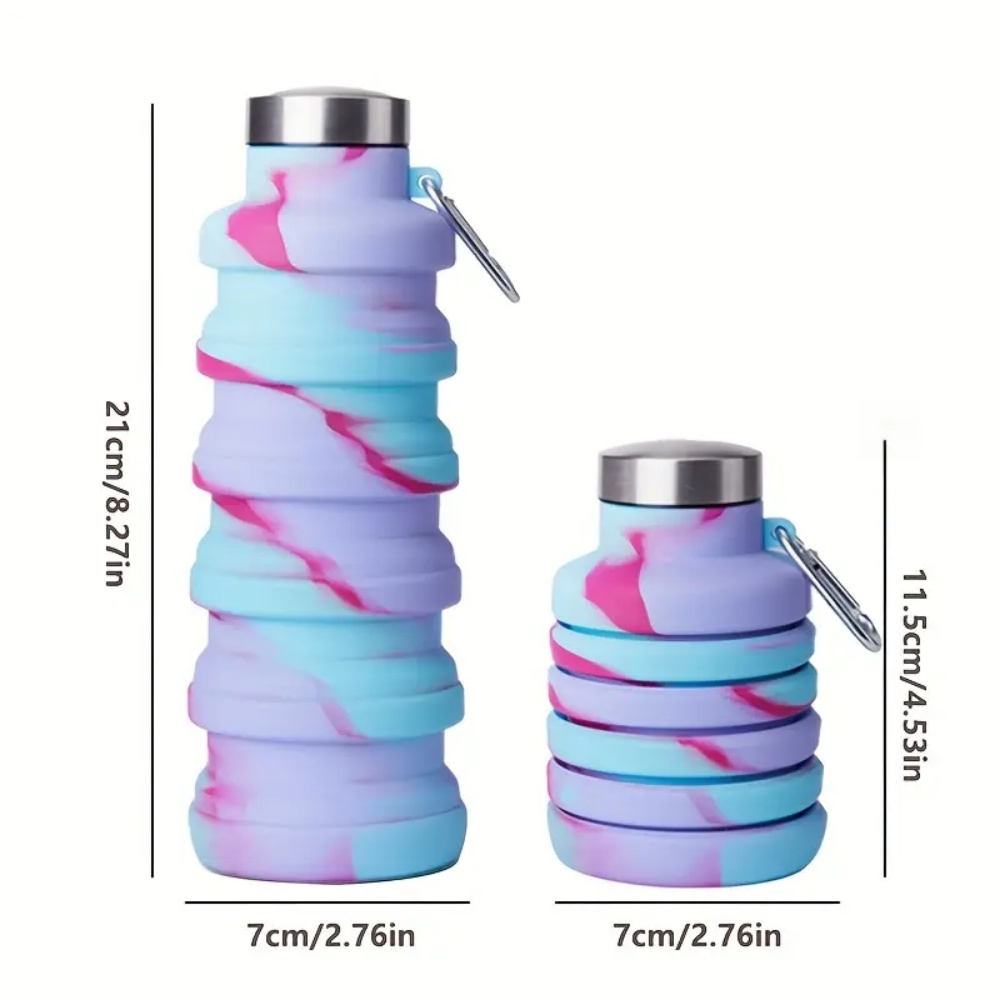 Складная силиконовая бутылка д – обзор и цена Collapsible Water Bottle