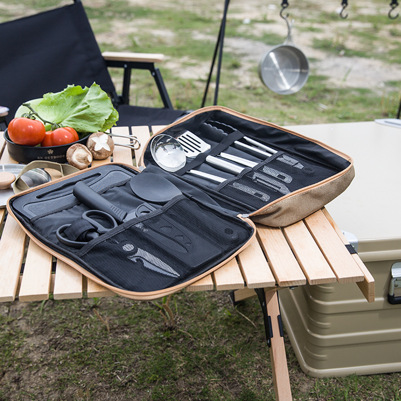 Набор походной кухонной утвари – обзор и цена Outdoor Camping Kitchen Set