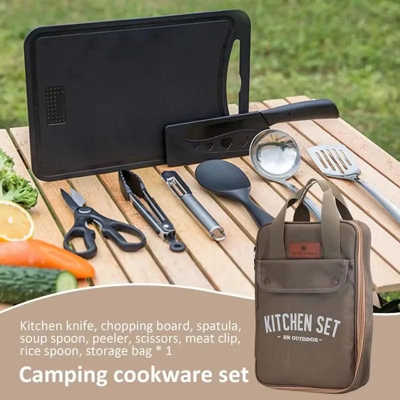 Набор походной кухонной утвари – обзор и цена Outdoor Camping Kitchen Set
