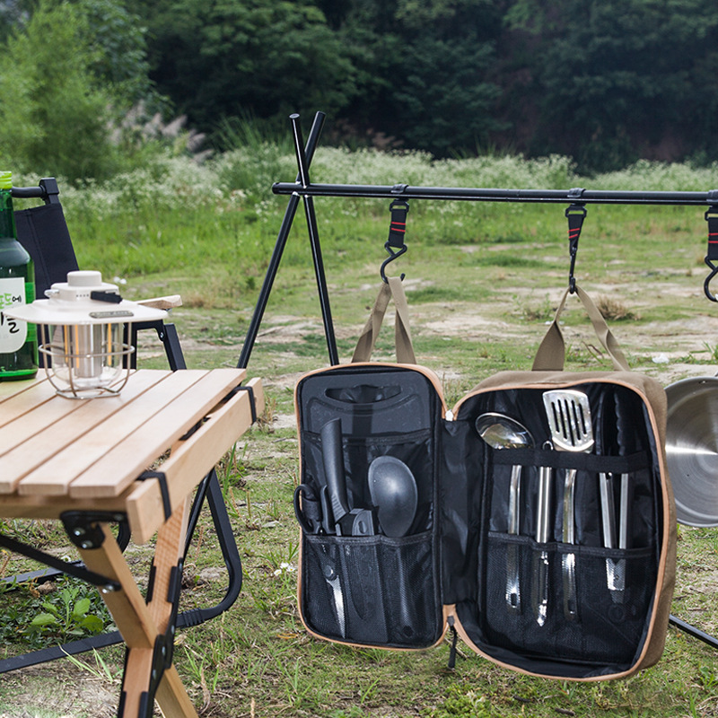Набор походной кухонной утвари – обзор и цена Outdoor Camping Kitchen Set