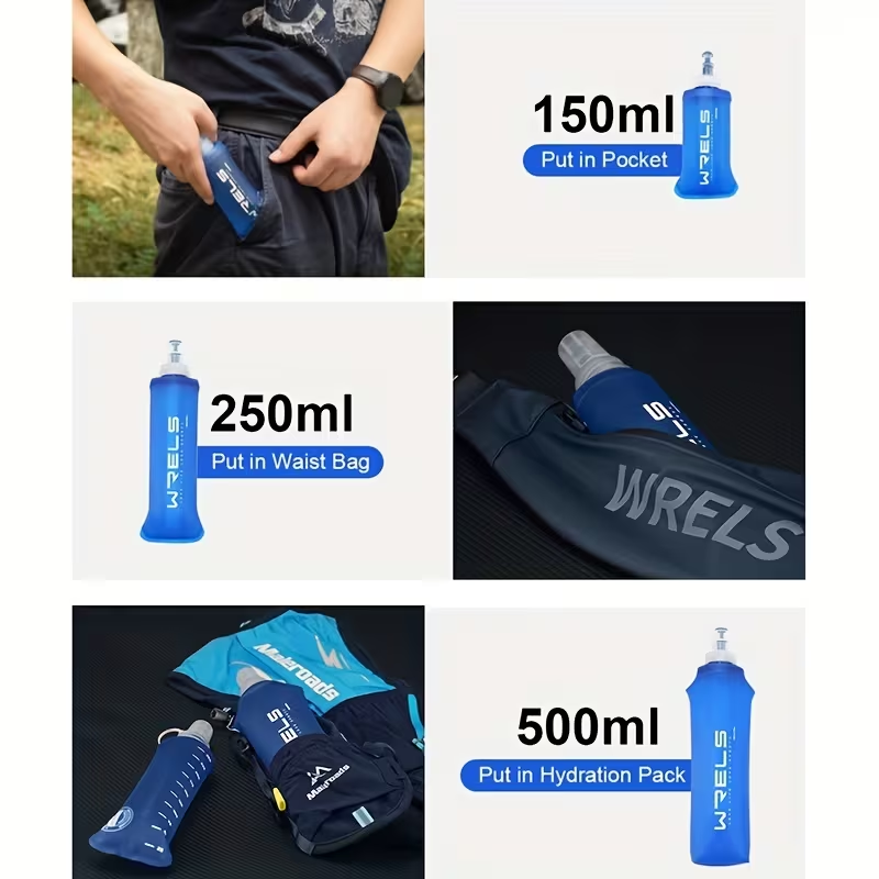 Портативная спортивная мягкая  – обзор и цена Collapsible Water Bottle