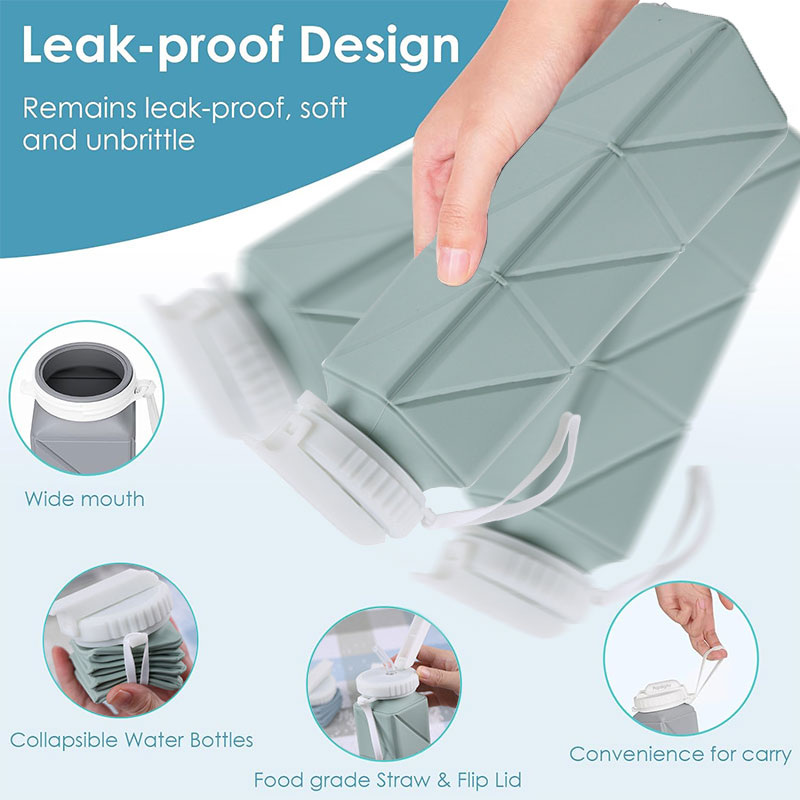 Складная бутылка для воды с со – обзор и цена Collapsible Water Bottle