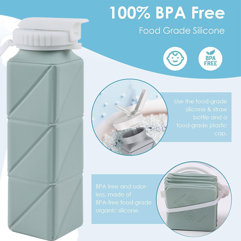 Складная бутылка для воды с со – обзор и цена Collapsible Water Bottle