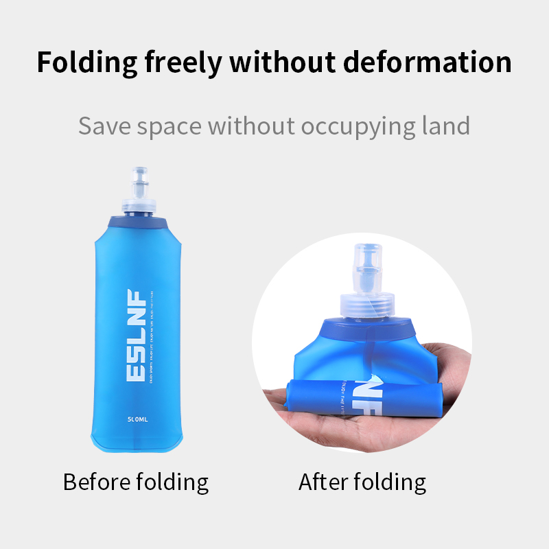 Складная бутылка для воды 500  – обзор и цена Collapsible Water Bottle