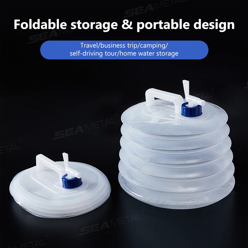 Складное ведро SEAMETAL 5-15 л – обзор и цена Collapsible Water Bottle