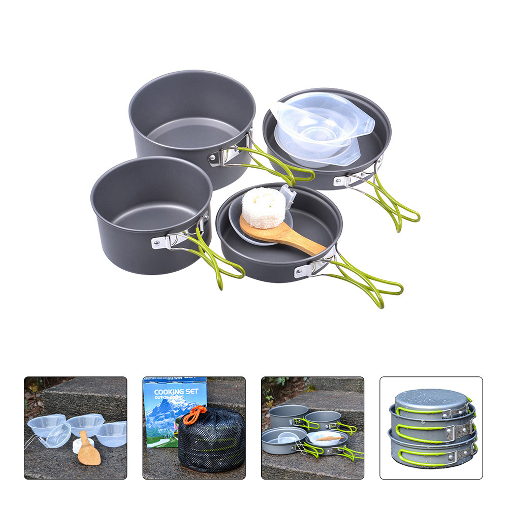 1 комплект портативной походно – обзор и цена Outdoor Camping Kitchen Set