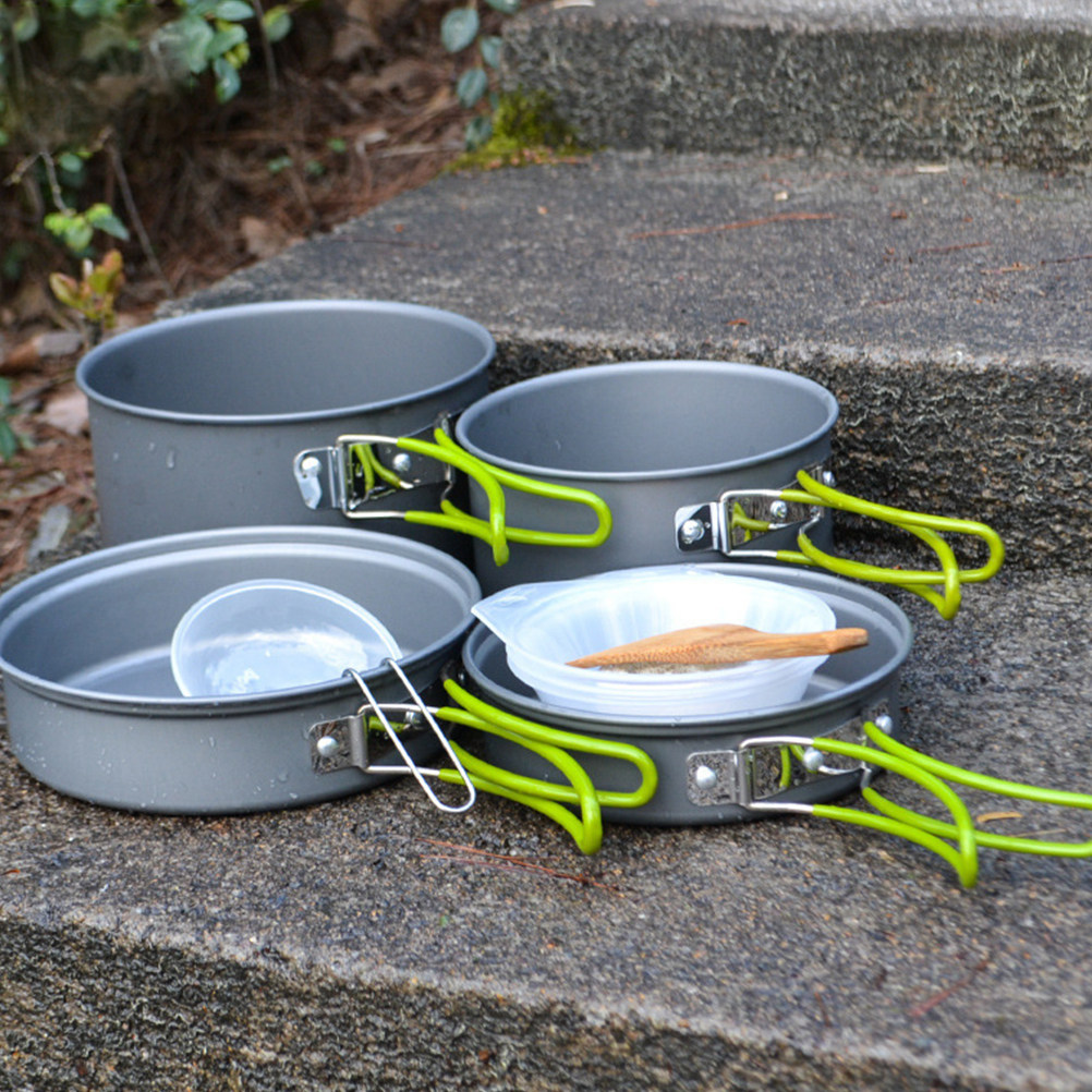 1 комплект портативной походно – обзор и цена Outdoor Camping Kitchen Set
