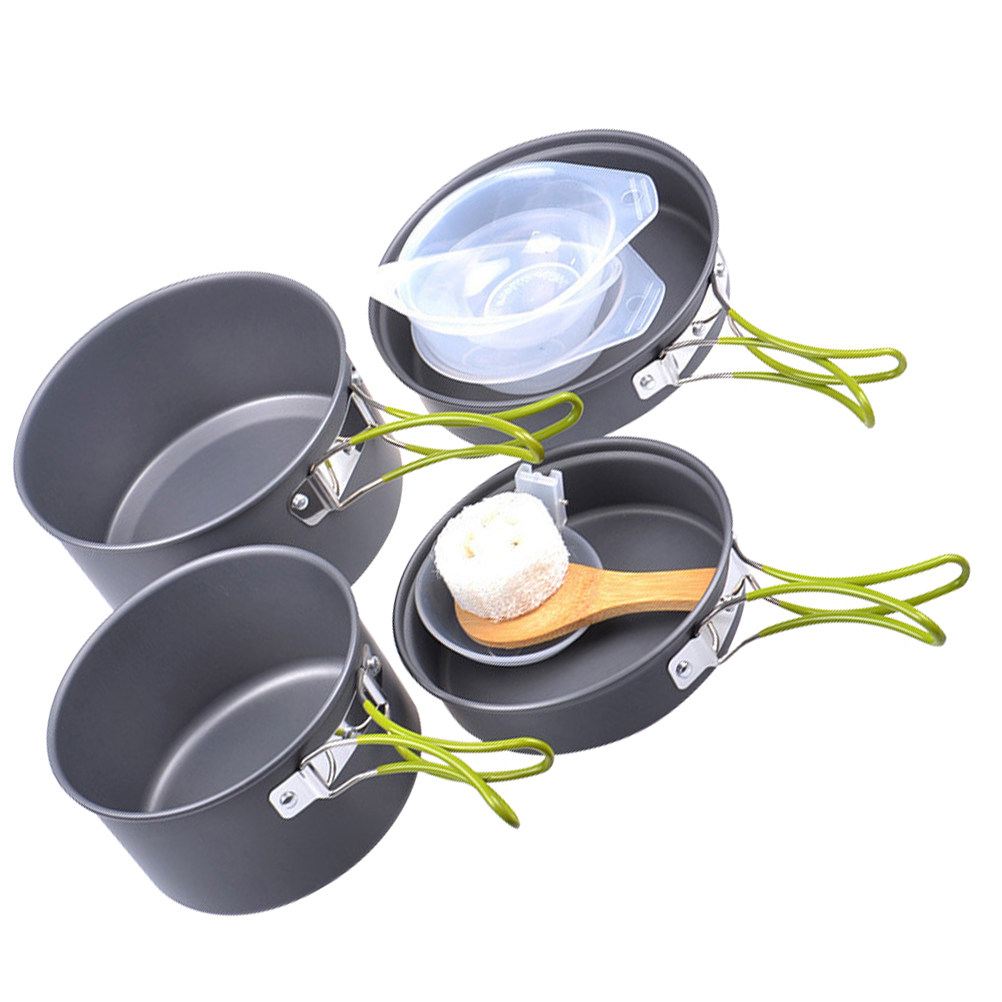 1 комплект портативной походно – обзор и цена Outdoor Camping Kitchen Set