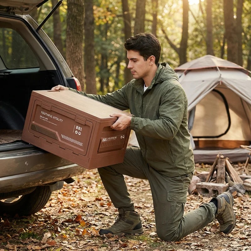 Уличный складной ящик для хран – обзор и цена Outdoor Camping Storage Box