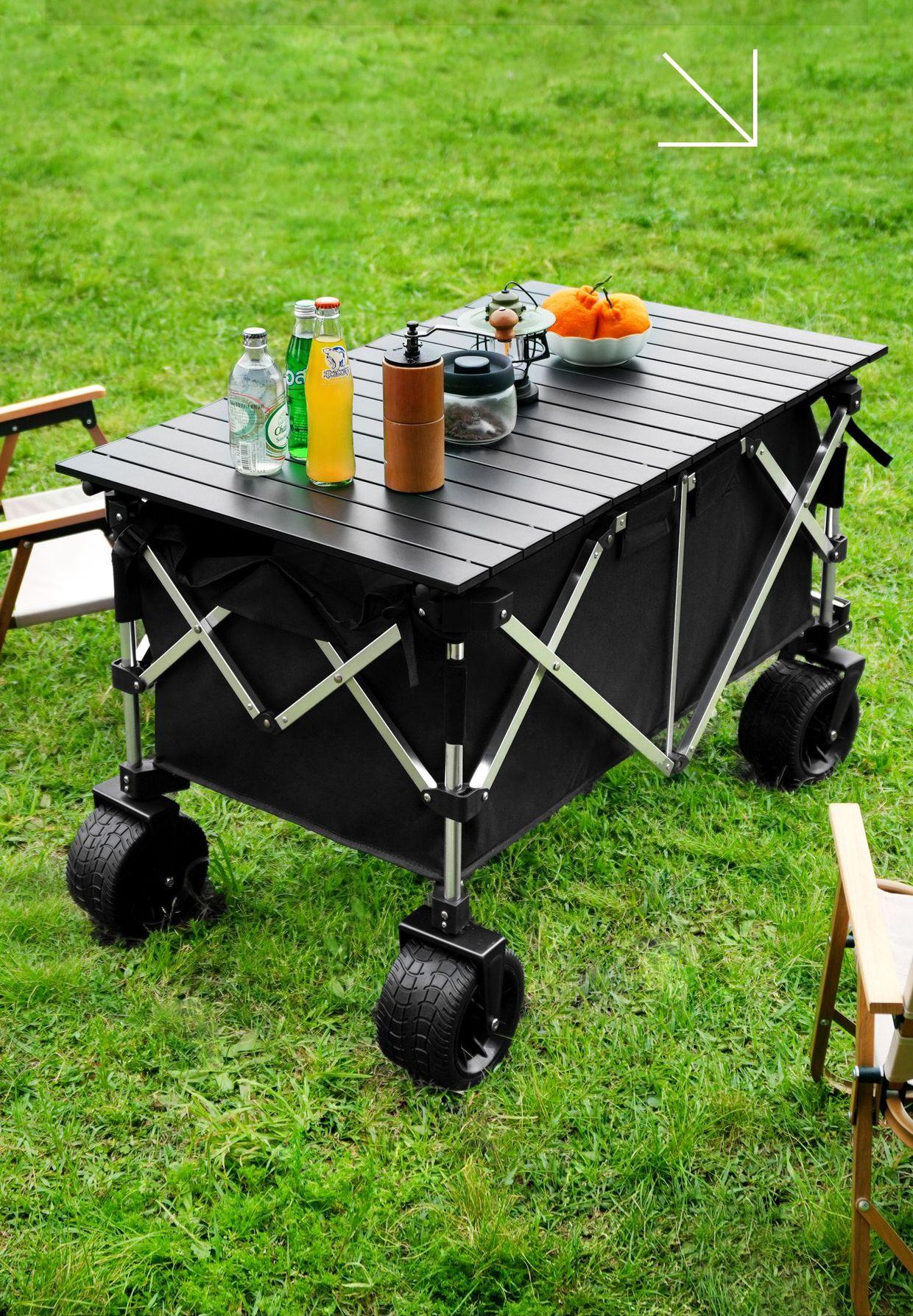 Алюминиевый складной фургон пр – обзор и цена Outdoor Camping Vehicle Wagon