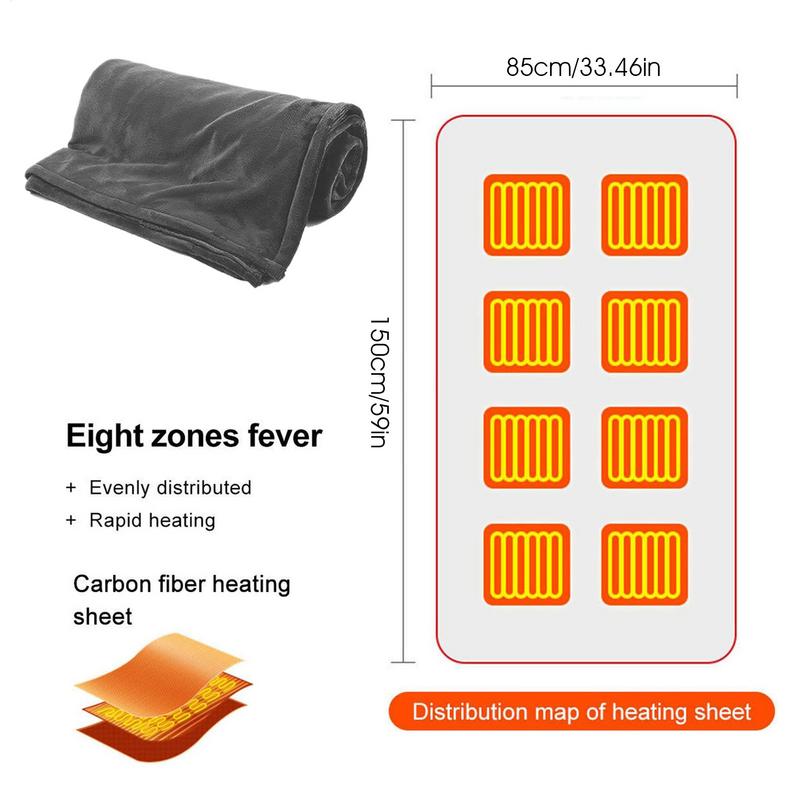 Шаль с подогревом, электрическ – обзор и цена Outdoor Camping Heated Blanket
