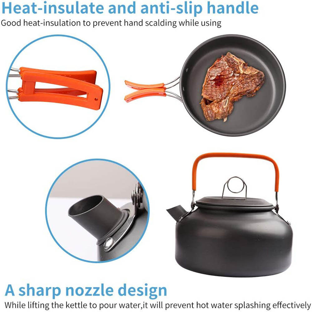 1 шт./1 компл., набор посуды д – обзор и цена Outdoor Camping Kitchen Set