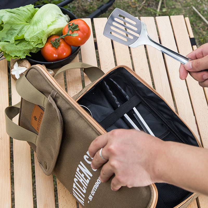 Набор походной кухонной утвари – обзор и цена Outdoor Camping Kitchen Set