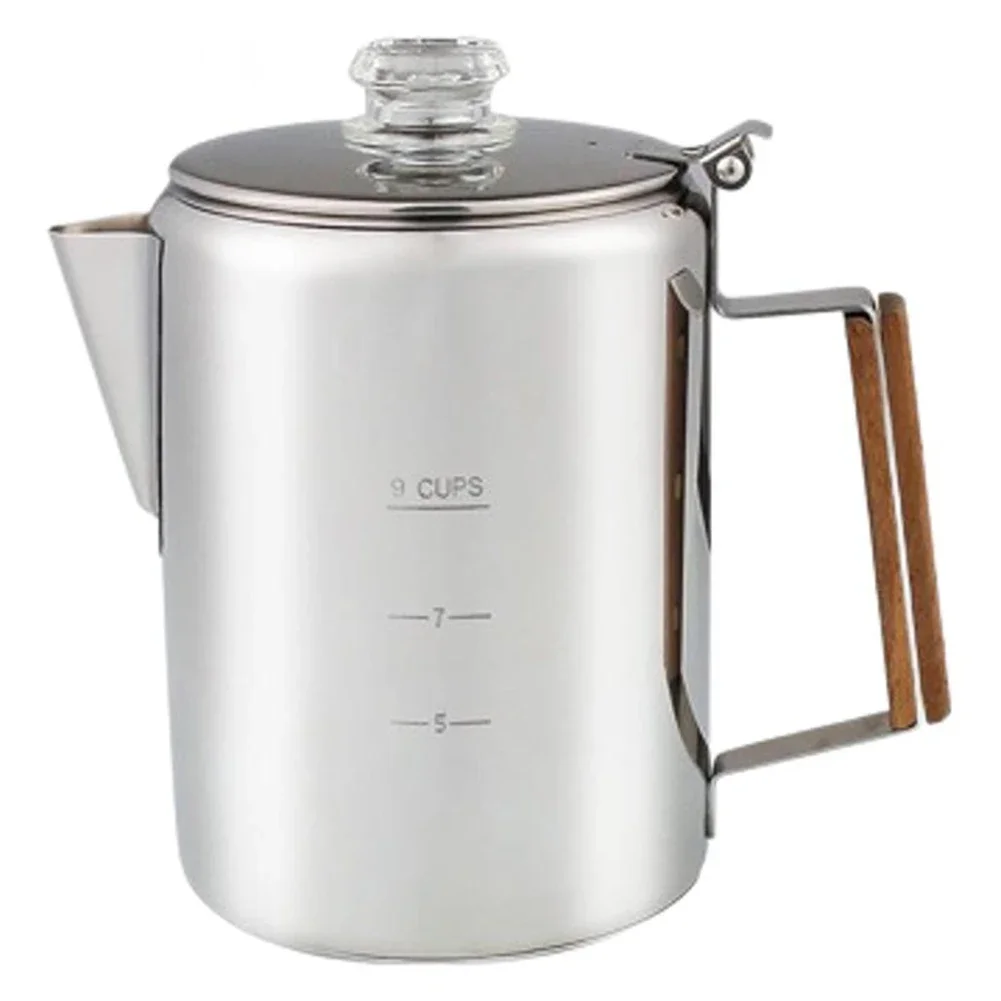 9-чашковая кофеварка, кофеварк – обзор и цена Camp Percolator Coffee