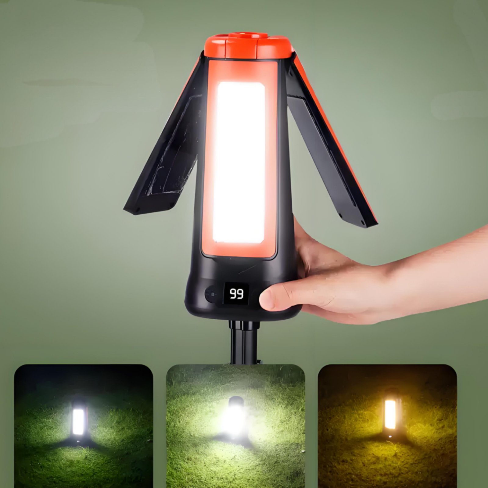 Телескопическая лампа для пала – обзор и цена Outdoor Camping Light Portable