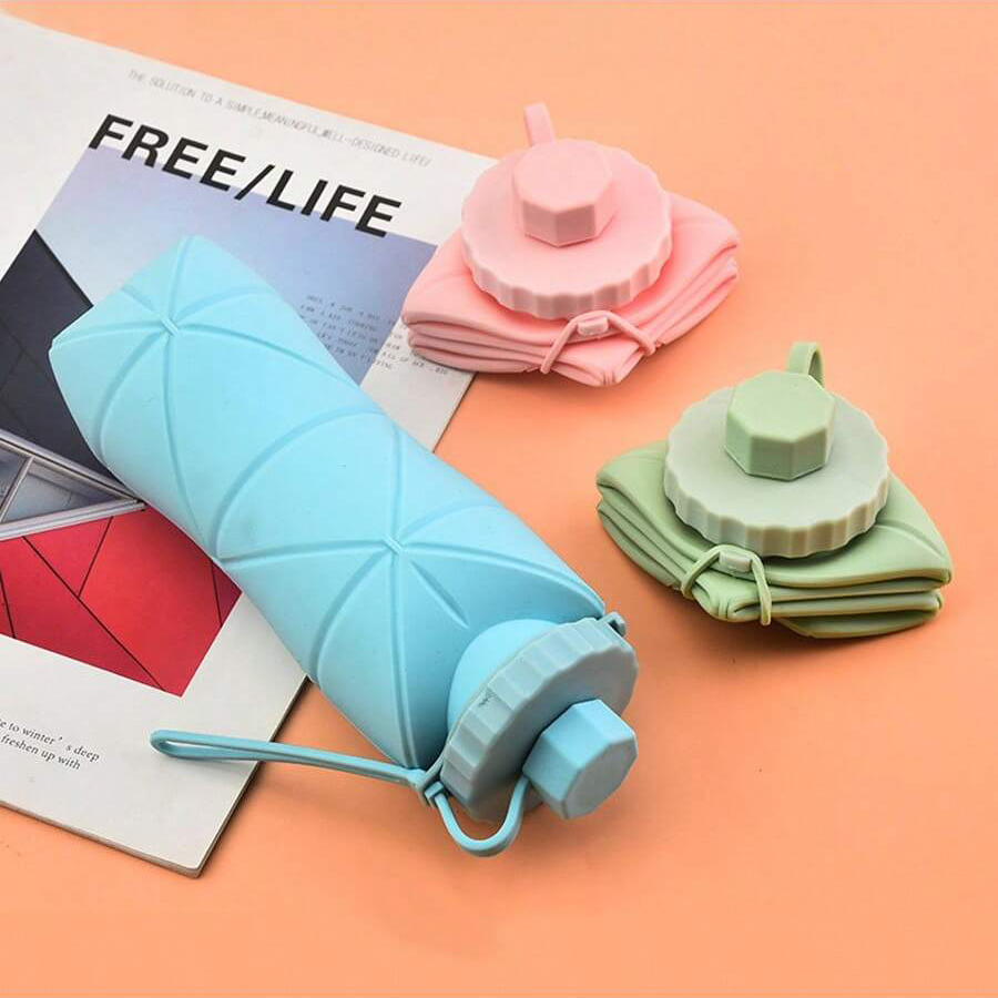 Складная силиконовая кружка 60 – обзор и цена Collapsible Water Bottle