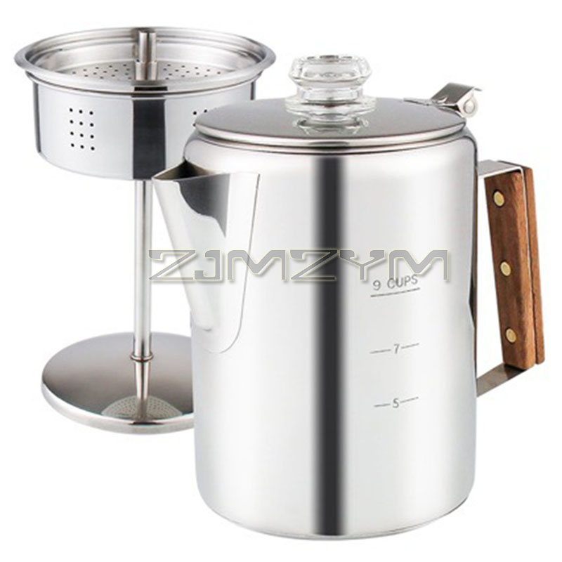 Кофеварка на 9 чашек, 1500 мл, – обзор и цена Camp Percolator Coffee