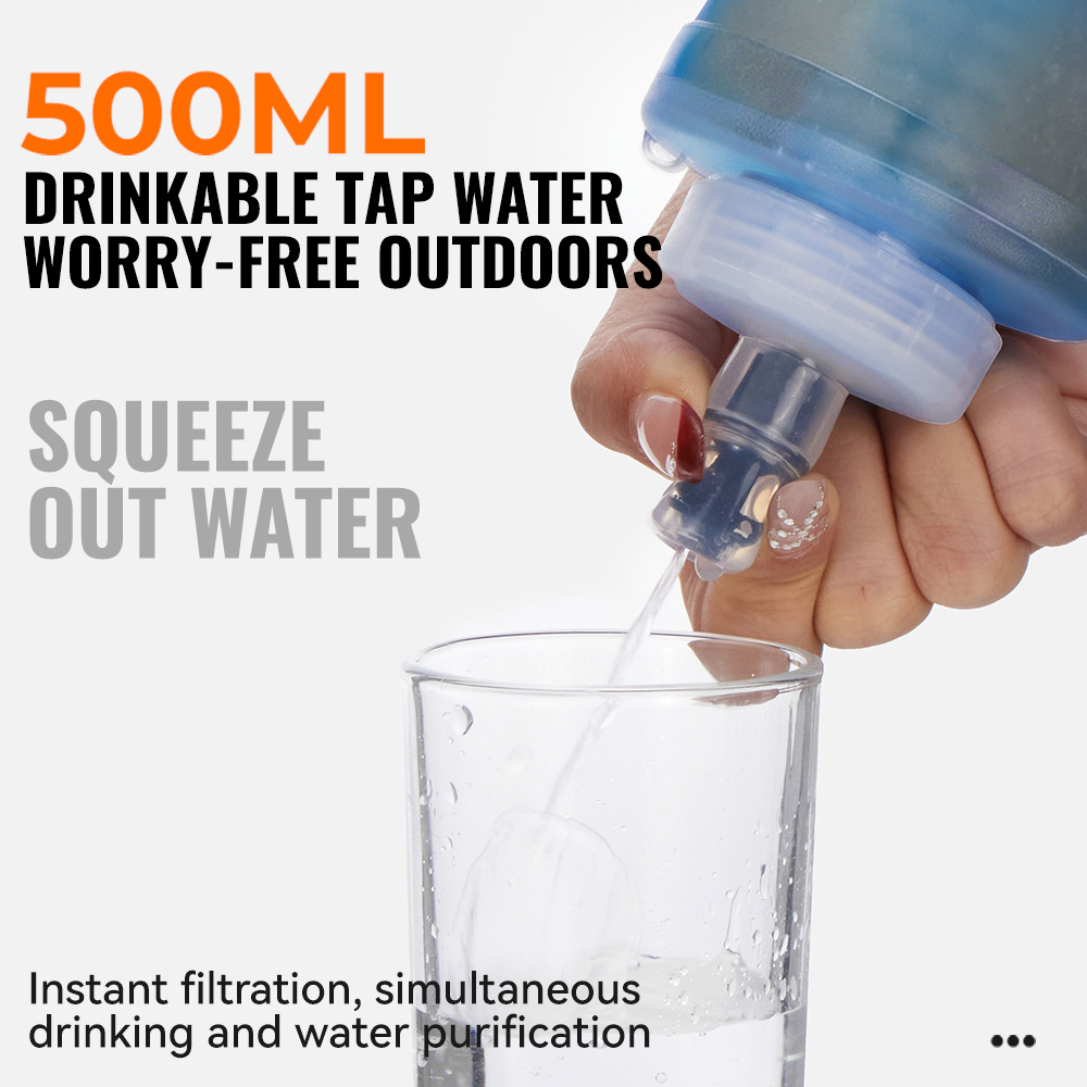 Бутылка для воды WRELS с фильт – обзор и цена Collapsible Water Bottle